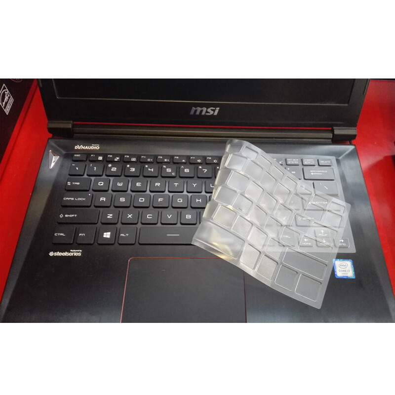 酷奇 微星GS30 GS40 GS43 笔记本电脑键盘保护贴膜 银粒子 微星GS43